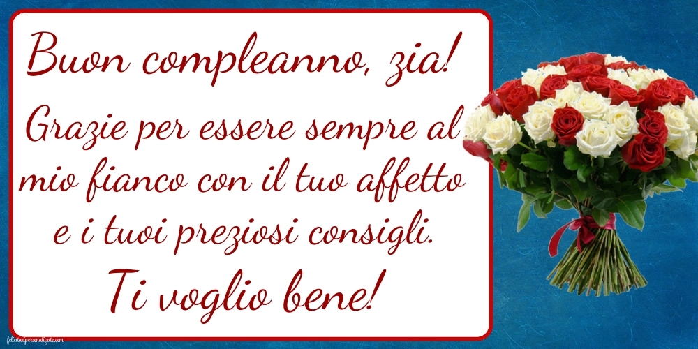 Immagini di Buon Compleanno Zia: Fiori