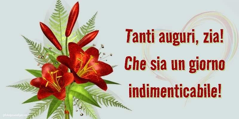 Immagini di Buon Compleanno Zia: Fiori