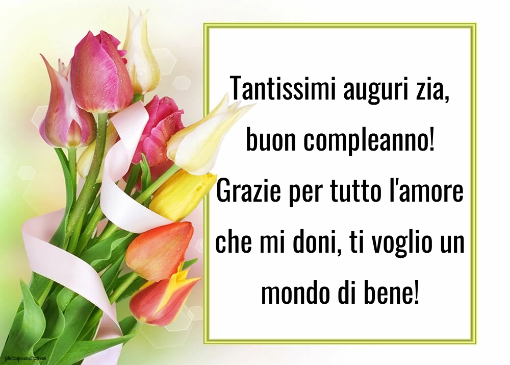 Le Più Belle Immagini di Buon Compleanno per tua Zia: Fiori