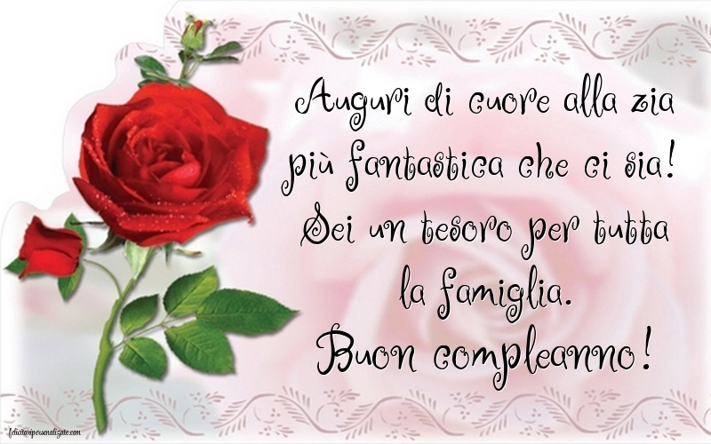 Immagini di Buon Compleanno Zia: Fiori