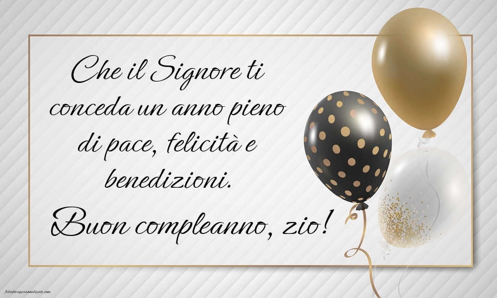 Le Più Belle Immagini di Buon Compleanno per tuo Zio: Palloncini