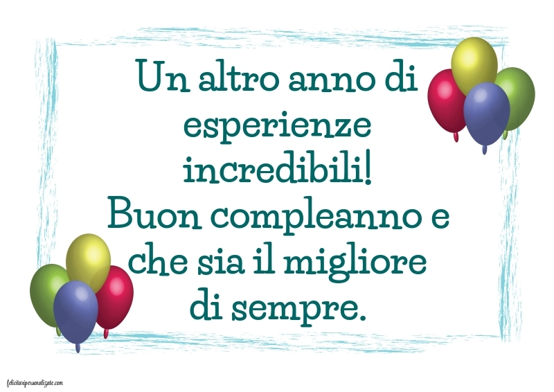 Immagini di Buon Compleanno: Palloncini