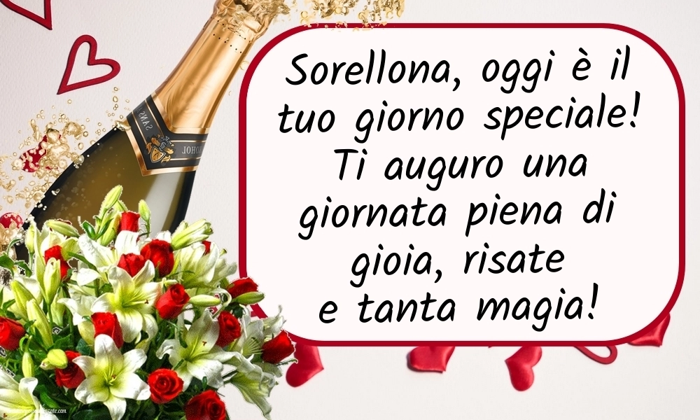 Immagini di Buon Compleanno Sorella Maggiore: Fiori