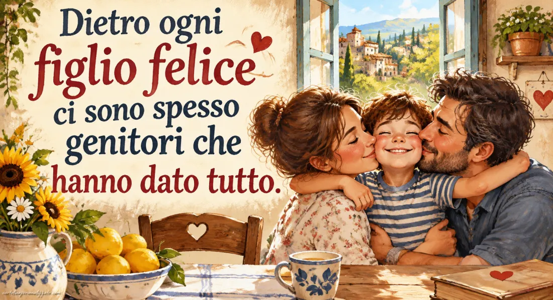 Immagini con frasi sulla famiglia: 