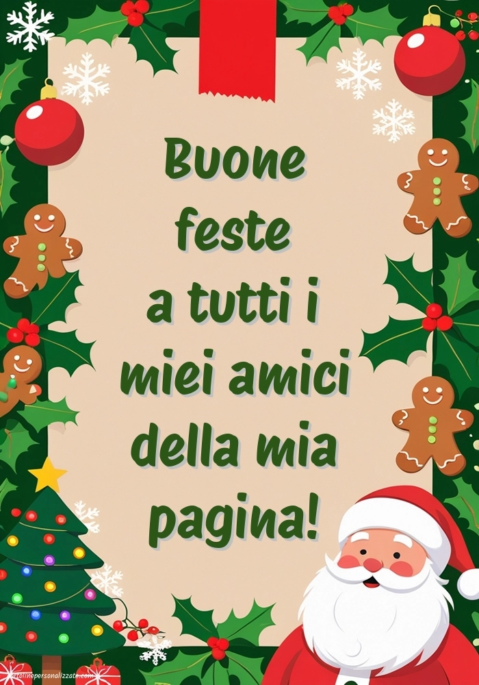 Immagini per Auguri di Natale 2025: Babbo Natale