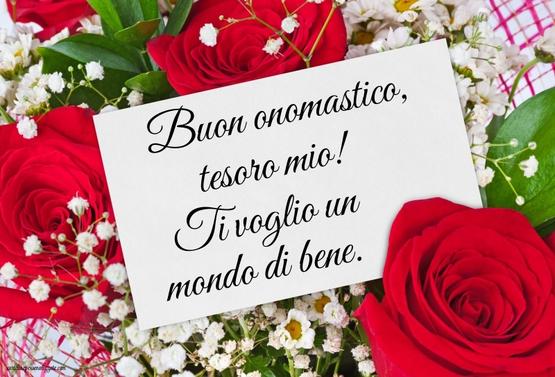 Immagini Auguri di Buon Onomastico Figlia: Fiori