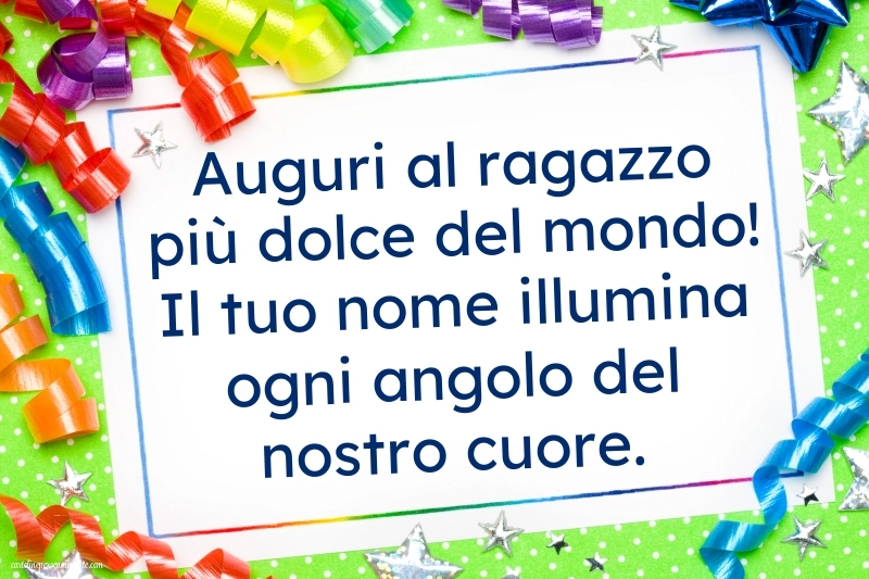 Immagini Auguri di Buon Onomastico Figlio: Palloncini