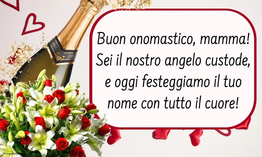 Immagini Auguri di Buon Onomastico Mamma: Fiori