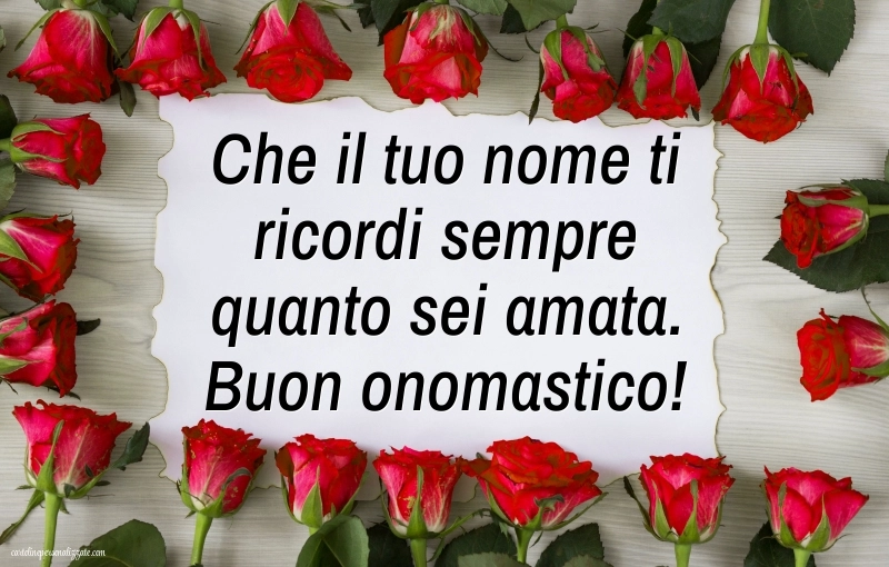 Immagini Auguri di Buon Onomastico Nipote femmina: Fiori