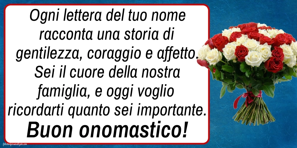 Immagini Auguri di Buon Onomastico Sorella: Fiori