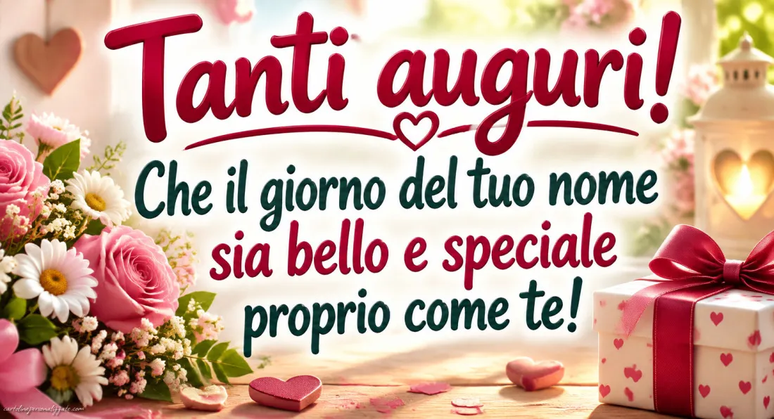 Immagini con frasi di buon onomastico: 