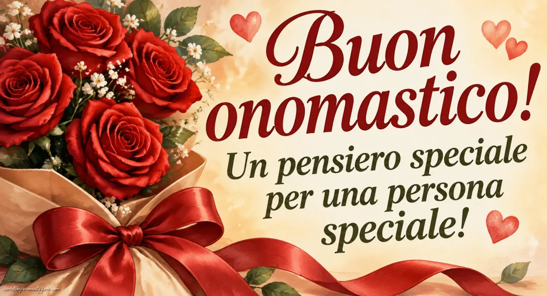 Immagini con frasi di buon onomastico: 