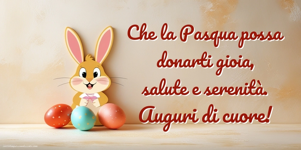 Cartoline di buona pasqua gratis: Coniglietti pasquali