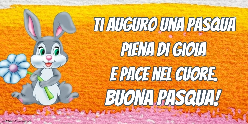 Cartoline di buona pasqua gratis: Coniglietti pasquali